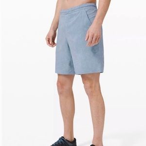 Lululemon Pace Breaker Active Shorts with Liner Light Blue Mens Sz XXL